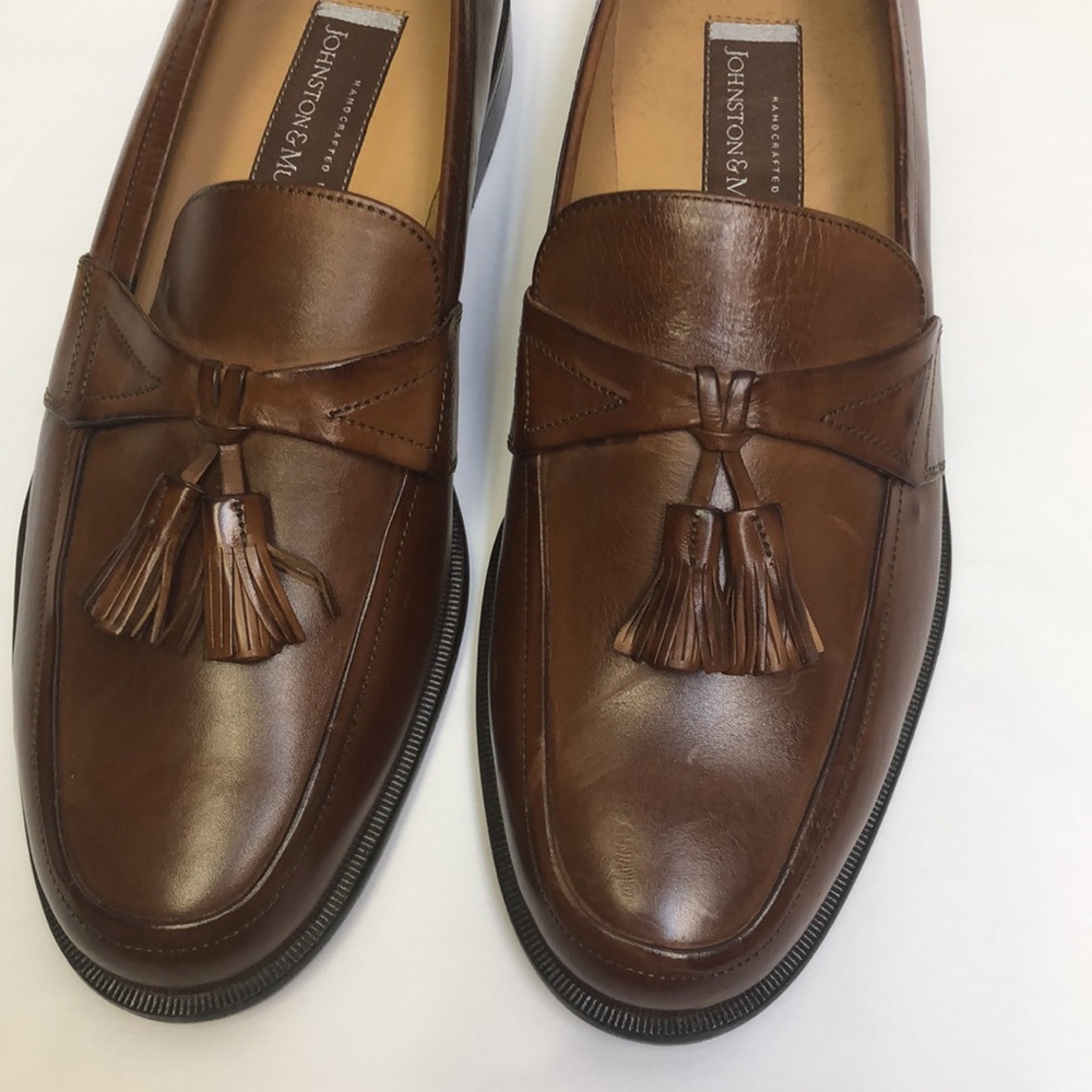Johnston & Murphy Men Shoes Leather brown 9.5M - Picture 6 of 8